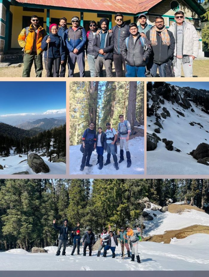 Mountain trip photo collages